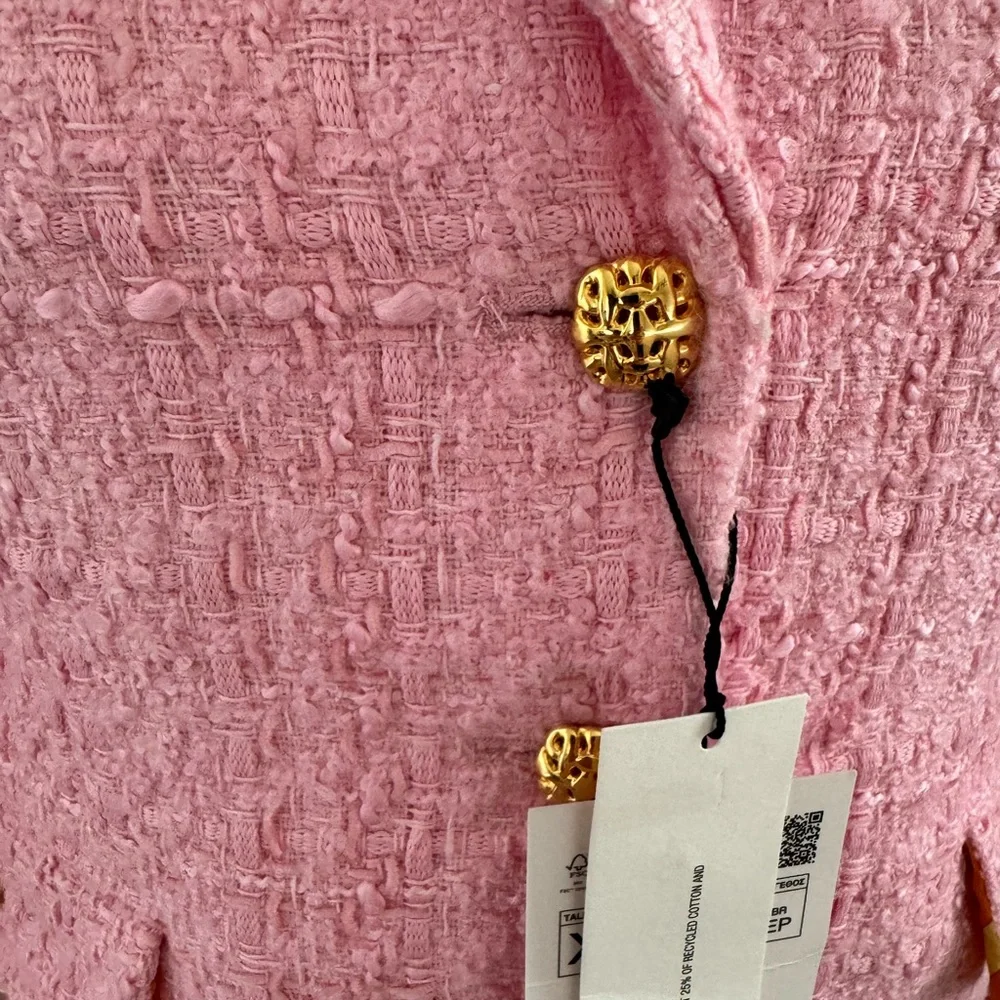 Tweed Pink blazer Zara - Picture 4 of 9